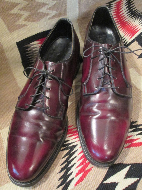 高級美品 カンガルーレザー 70 S高級靴28ｃｍ Florsheim Antique Bitte