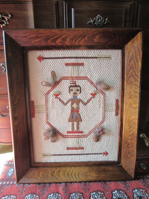 画像1: ◆ネイティブアメリカン　インディアン壁掛け*卍ナバホ族ホピ族