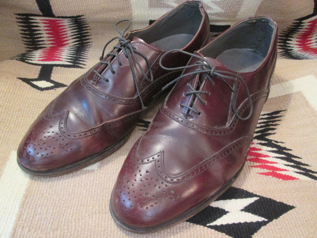 画像1: ◆USA製ヴィンテージ　DEXTER　ウイングチップ革靴27ｃｍ〜紳士 