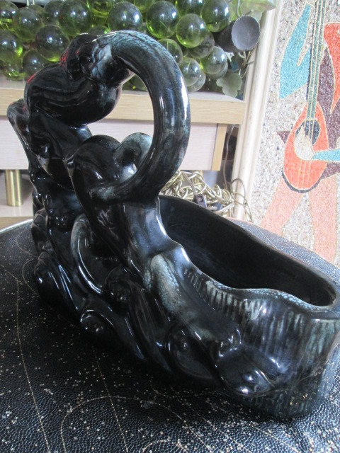 画像5: ◆50's 黒色ガゼル 花瓶置物　USA製アンティーク*ロカビリー40's