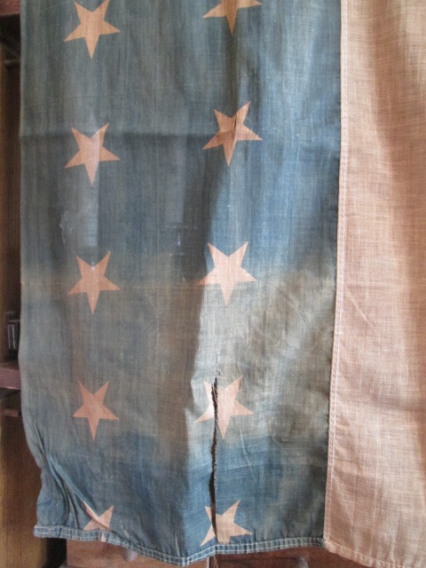 画像2: オリジナル◆19世紀アメリカ　28州星条旗　1840年代〜USA製本物