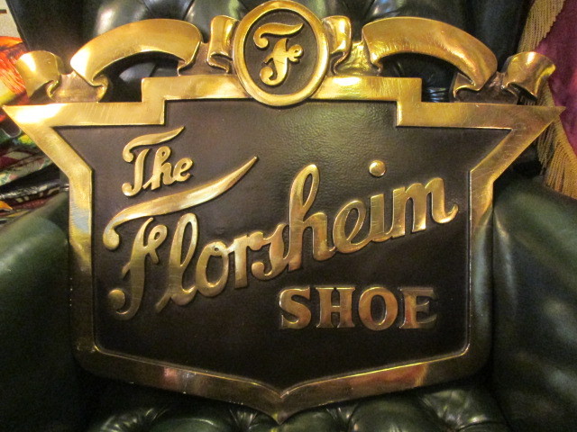 画像2: 特大◆店頭看板Florsheim フローシャイム靴屋USA製アンティーク  革靴レザーシューズ/西海岸ニューヨーク古着