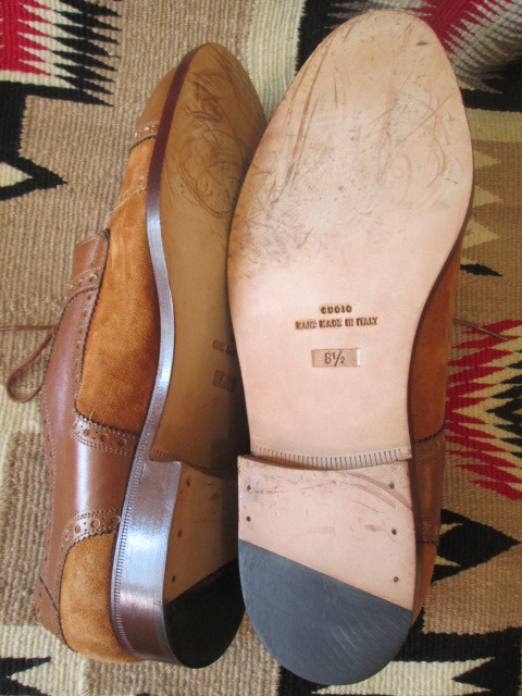 画像5: ◆デッドストック高級品　80's〜 LUCIANO SOPRANI 紳士革靴8　1/2Italy