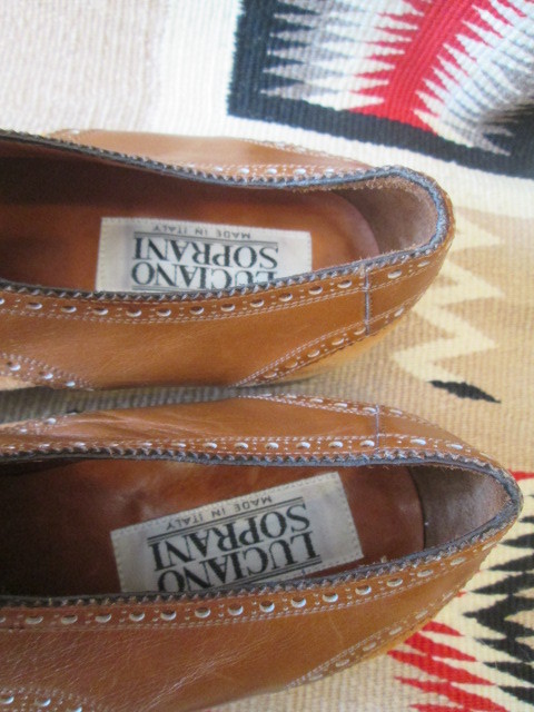 画像3: ◆デッドストック品　80's〜LUCIANO SOPRANI 紳士革靴9　Italy