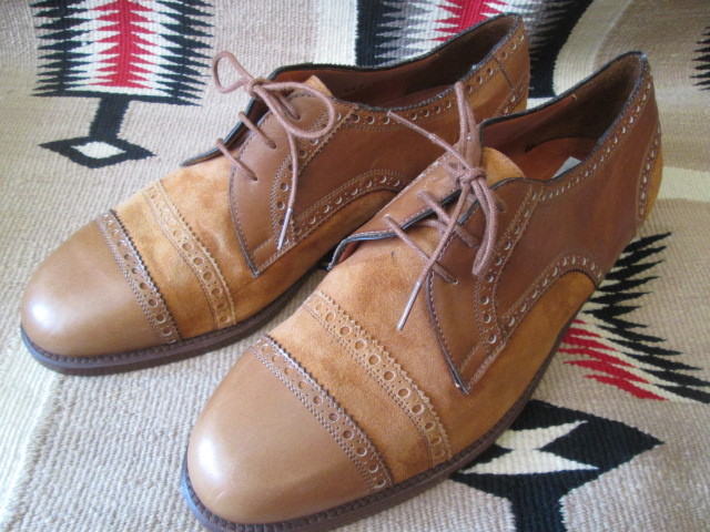 画像1: ◆デッドストック高級品　80's〜 LUCIANO SOPRANI 紳士革靴8　1/2Italy