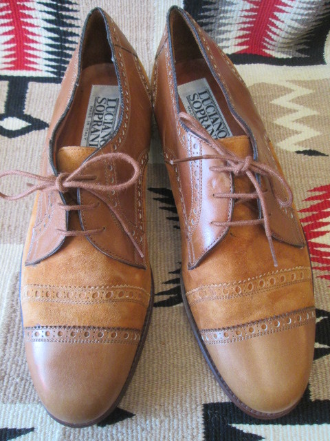 画像2: ◆デッドストック高級品　80's〜 LUCIANO SOPRANI 紳士革靴8　1/2Italy