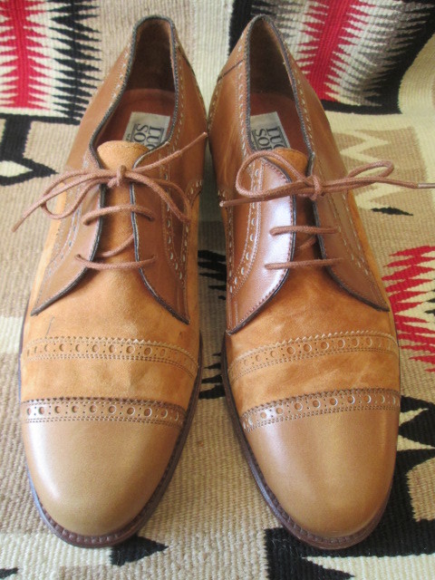 画像2: ◆デッドストック品　80's〜LUCIANO SOPRANI 紳士革靴9　Italy