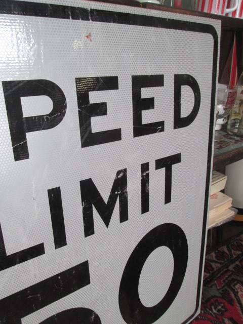 画像3: BIG■Vintage50's〜木製USAヴィンテージ道路標識Speed Limit50 