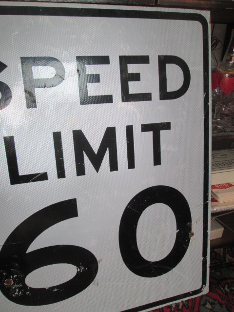 画像3: BIG■Vintage50's〜(木製) USAヴィンテージ道路標識Speed Limit60 