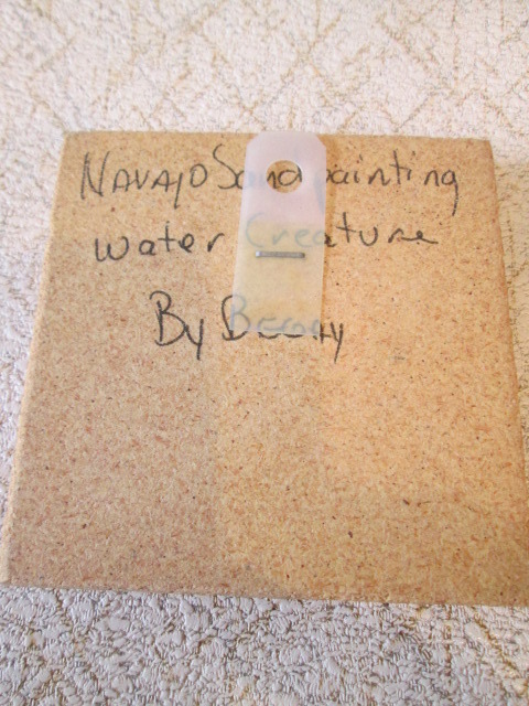 画像2: ●●ネイティブアメリカン　ナバホ族砂絵　サンドペイント*カチーナ精霊