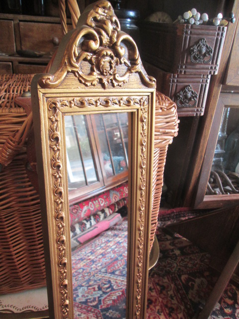 画像5: ◆USA製アンティーク　縦長壁掛けミラー　鏡Antique 店舗什器