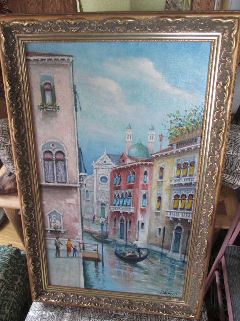 画像4: ヴェネチア　水の都　絵画　アンティークUSA　イタリアAntique 