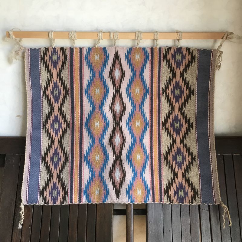 ☆実物！ナバホラグ Navajo Rug ネイティブ ビンテージ Arizona tic