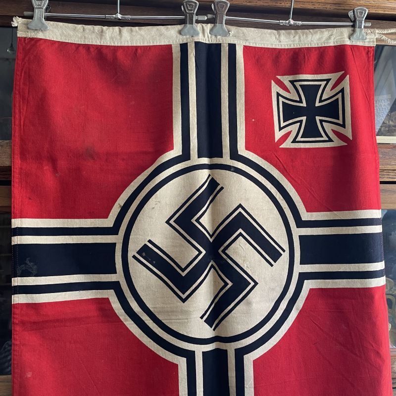 超レア！実物 40'sナチスドイツ海軍旗フラッグ 第二次世界大戦