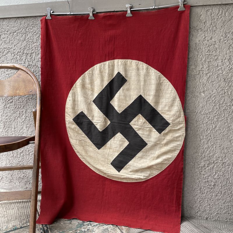1930年代 実物 ナチスドイツ旗フラッグ 第二次世界大戦 ヒトラー