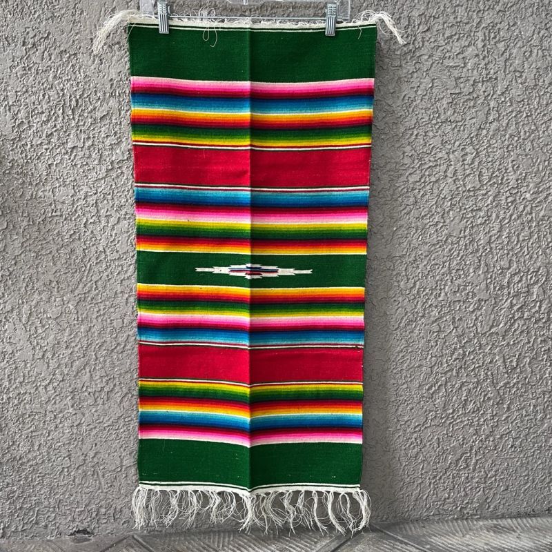 画像1: 希少美品！70's〜メキシカンラグ　サラぺ　ヴィンテージ雑貨/プエブロnavajo50's60’sカチナ店舗什器ネイティブアメリカン古着ナバホチマヨゴローズ