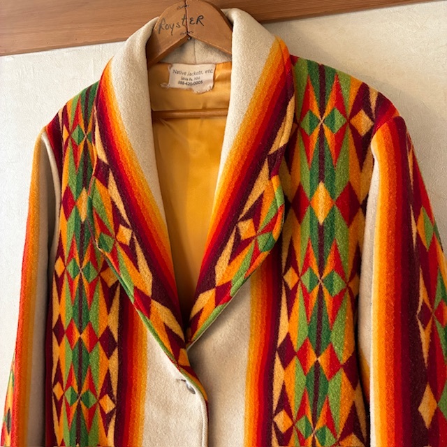 画像2: レア！50's〜60's ペンドルトンpendleton　ネイティブジャケット　ニューメキシコ州ヴィンテージ古着/インディアンnavajoウエスタンチマヨ