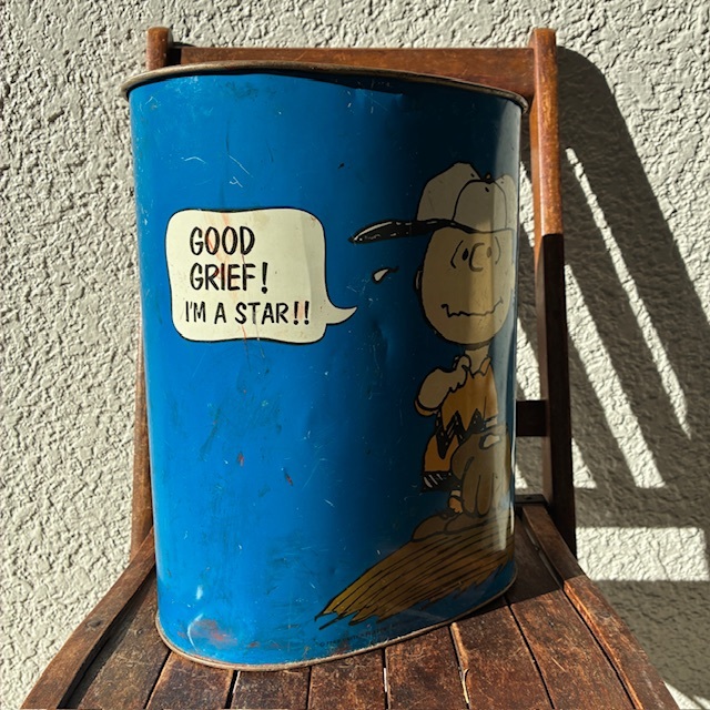 画像5: 貴重！60's スヌーピー　SNOOPYゴミ箱　アメリカアンティーク雑貨/チャーリーブラウン50'sスマーフUSAヴィンテージ古着ディズニーアメカジ