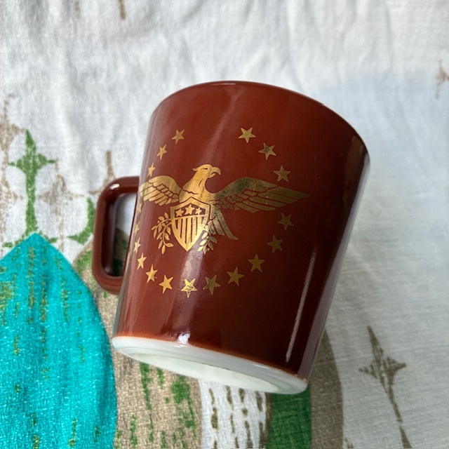 画像5: 希少！ 70's イーグル星条旗柄PYREXパイレックス　マグカップ　アメリカヴィンテージ食器USA/fiestaヘーゼルアトラスfiestaレストランダイナー
