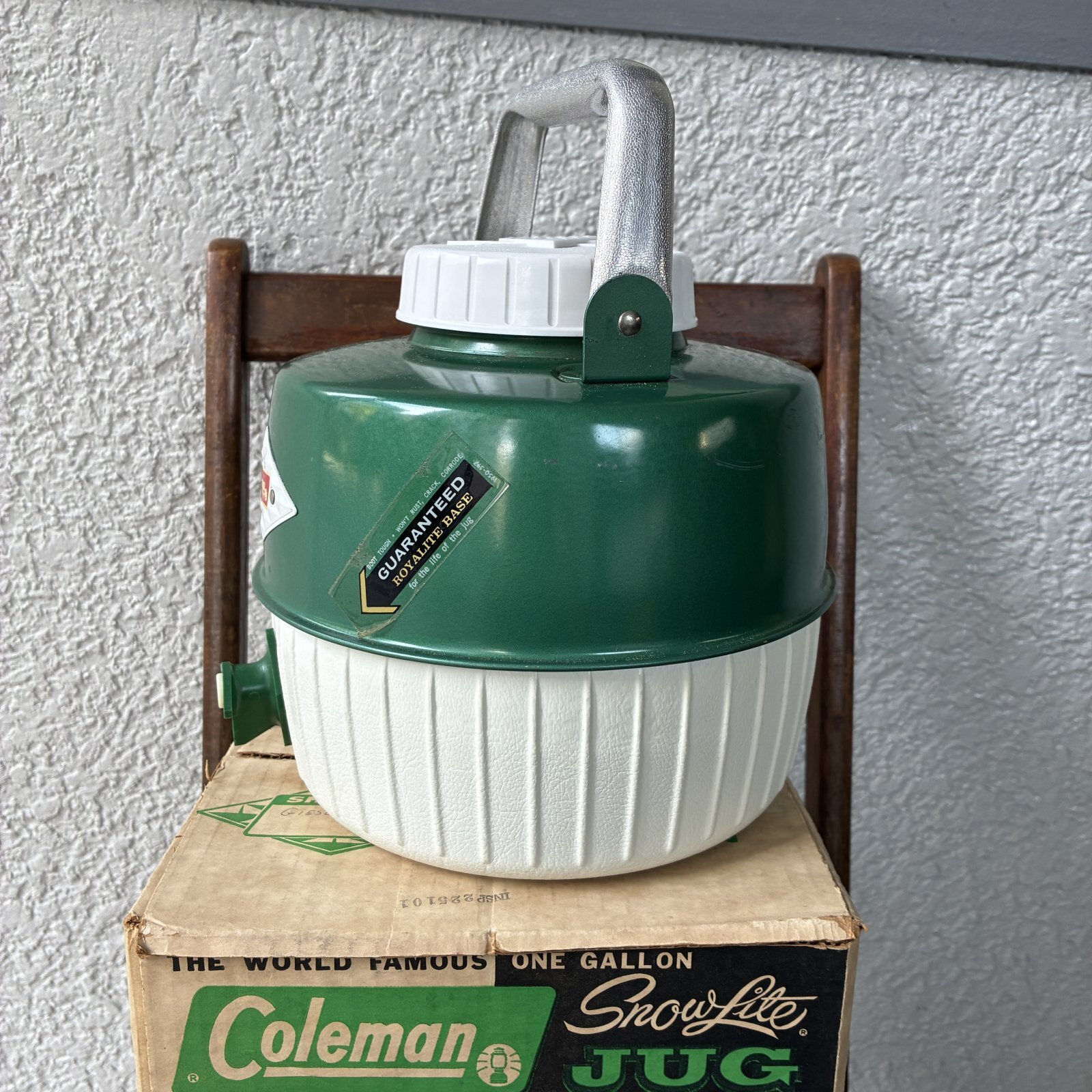 画像3: 箱付き美品レア！coleman コールマン菱形ジャグ1ガロン　アメリカアンティーク/50'sランタンUSAヴィンテージ雑貨ガレージキャンプ看板
