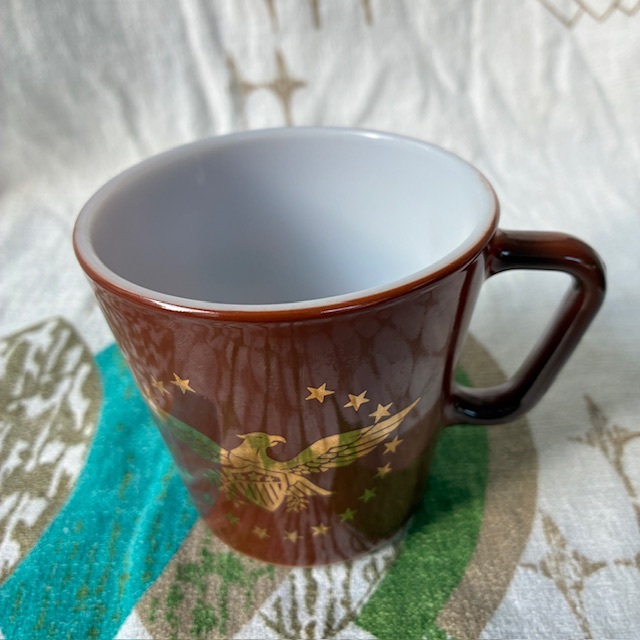 画像6: 希少！ 70's イーグル星条旗柄PYREXパイレックス　マグカップ　アメリカヴィンテージ食器USA/fiestaヘーゼルアトラスfiestaレストランダイナー
