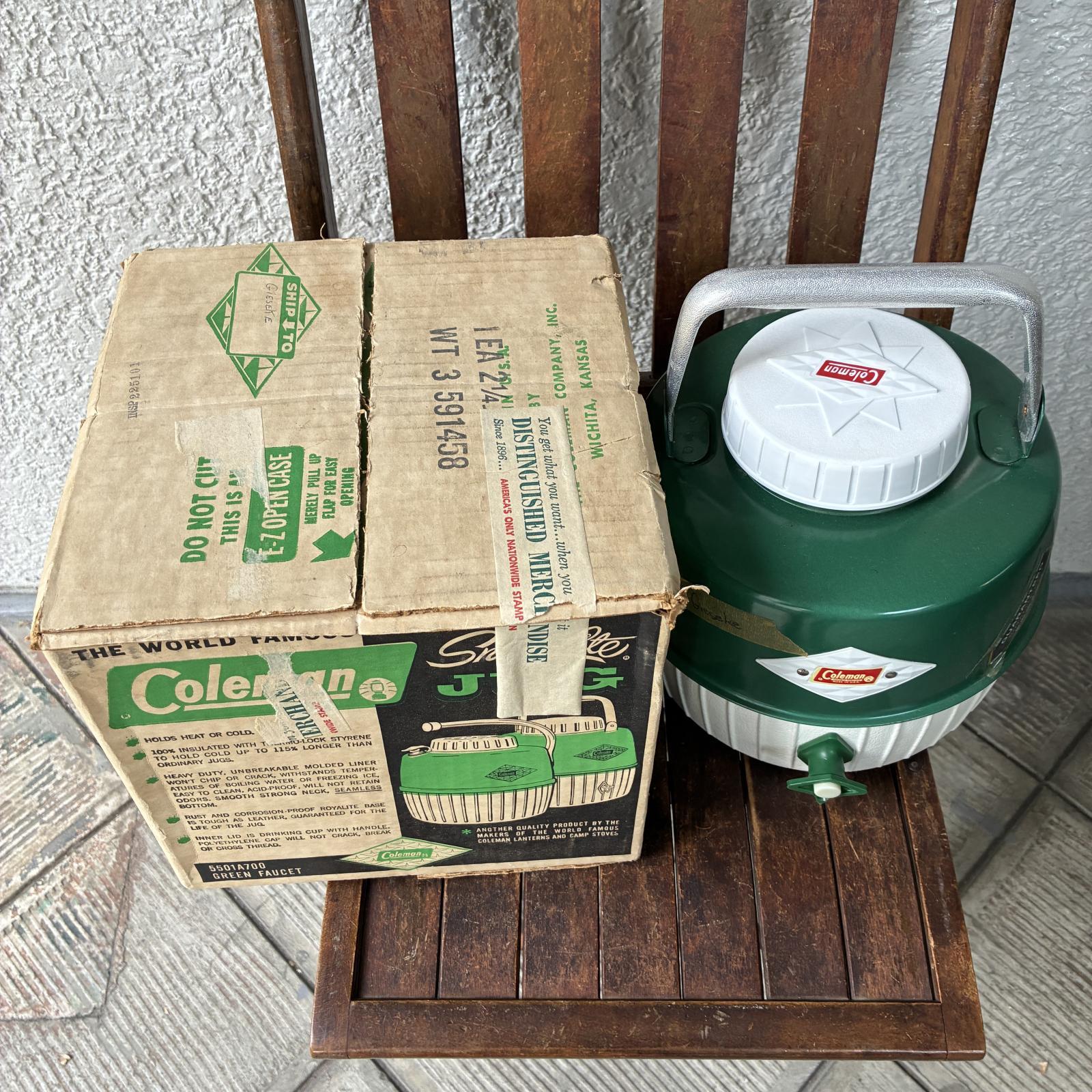 画像4: 箱付き美品レア！coleman コールマン菱形ジャグ1ガロン　アメリカアンティーク/50'sランタンUSAヴィンテージ雑貨ガレージキャンプ看板