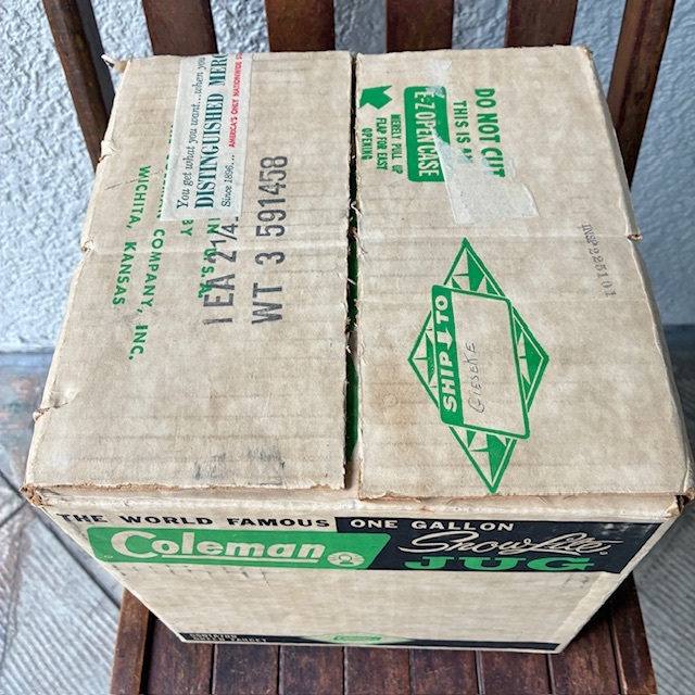 画像9: 箱付き美品レア！coleman コールマン菱形ジャグ1ガロン　アメリカアンティーク/50'sランタンUSAヴィンテージ雑貨ガレージキャンプ看板
