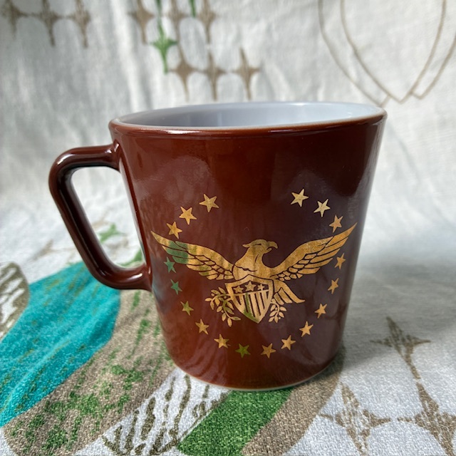 画像2: 希少！ 70's イーグル星条旗柄PYREXパイレックス　マグカップ　アメリカヴィンテージ食器USA/fiestaヘーゼルアトラスfiestaレストランダイナー