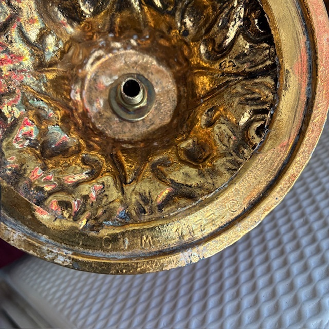 画像8: 豪華！50's〜ゴールドカラー3段アクセサリー飾り棚アメリカアンティーク　USAヴィンテージ雑貨/40's英国インテリア店舗什器タオルハンガー