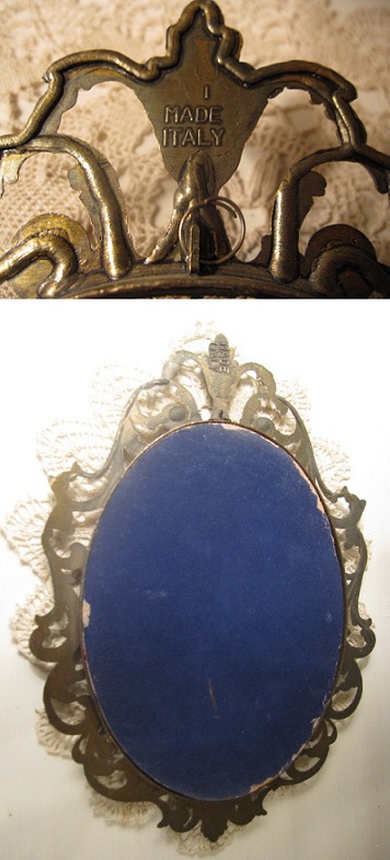 画像3: 貴重★ヴィンテージ イタリア製 壁掛け 大 (6)★ 花 フラワー 真鍮 古物